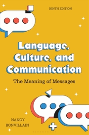 Buy Language, Culture, And Communication: The Meaning Of Messages