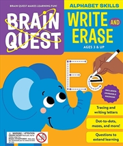 Buy Brain Quest Write And Erase: Alphabet Skills
