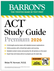 Buy Act Study Guide Premium, 2026: 6 Practice Tests + Comprehensive Review + Online Practice For The New