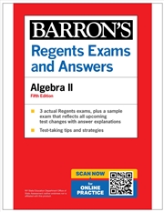 Buy Regents Exams And Answers: Algebra Ii, Fifth Edition (Barron's New York Regents)