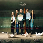 Buy Observtions Of Venice - Cinquecento Consort Music