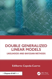 Buy Double Generalized Linear Models