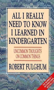 Buy All I Really Need To Know I Le