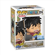 Buy One Piece - Luffy D. Luffy (with Flag) Pop! Vinyl [RS]