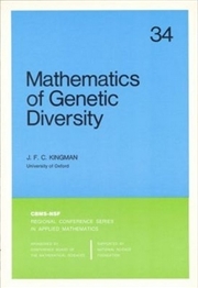 Buy Mathematics Of Genetic Diversity