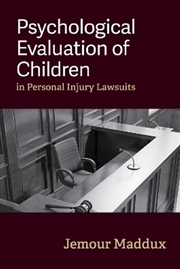 Buy Psychological Evaluation Of Children In Personal Injury Lawsuits