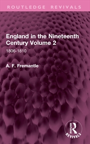 Buy England in the Nineteenth Century Volume 2