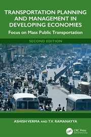 Buy Transportation Planning and Management in Developing Economies