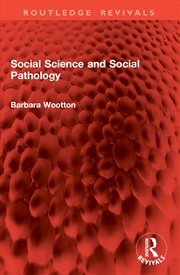 Buy Social Science and Social Pathology