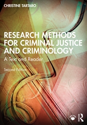Buy Research Methods for Criminal Justice and Criminology