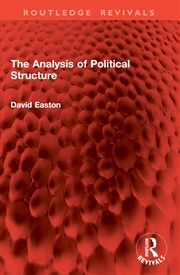 Buy The Analysis of Political Structure