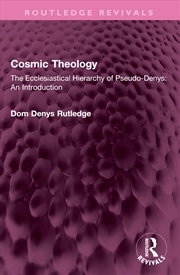 Buy Cosmic Theology