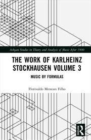 Buy The Work of Karlheinz Stockhausen Volume 3