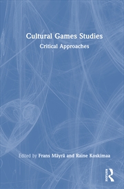 Buy Cultural Game Studies