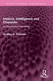 Buy Instinct, Intelligence and Character