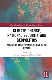 Buy Climate Change, National Security and Geopolitics