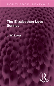 Buy The Elizabethan Love Sonnet
