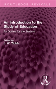 Buy An Introduction to the Study of Education