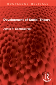 Buy Development of Social Theory