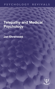 Buy Telepathy and Medical Psychology