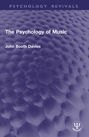 Buy The Psychology of Music