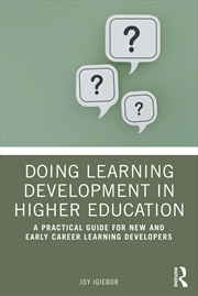 Buy Doing Learning Development in Higher Education