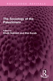 Buy The Sociology of the Palestinians