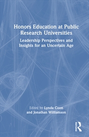 Buy Honors Education at Public Research Universities