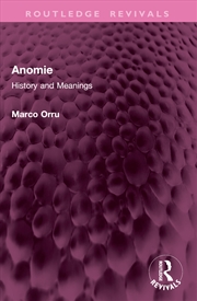 Buy Anomie