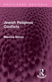 Buy Jewish Religious Conflicts