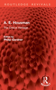 Buy A. E. Housman