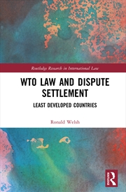 Buy WTO Law and Dispute Settlement
