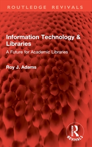 Buy Information Technology & Libraries