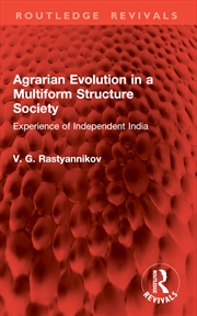 Buy Agrarian Evolution in a Multiform Structure Society