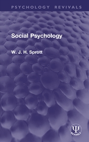 Buy Social Psychology