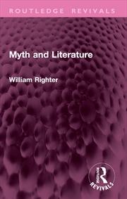 Buy Myth and Literature