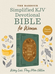 Buy Barbour SKJV Devotional Bible for Women: Worry Less, Pray More