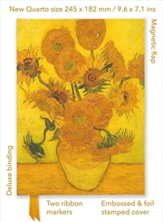 Buy Foiled Quarto Journal: Vincent van Gogh, Sunflowers