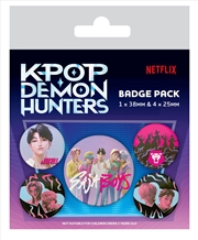 Buy KPop Demon Hunters - Saja Boys - Badge Mixed 5 Pack