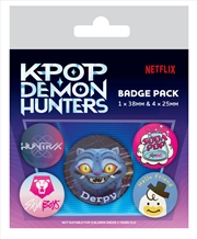 Buy KPop Demon Hunters - Derpy Multi - Badge Mixed 5 Pack