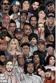 Buy Hip Hop - Icons - Reg Poster