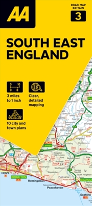 Buy AA Road Map South East England