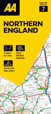 Buy AA Road Map Northern England