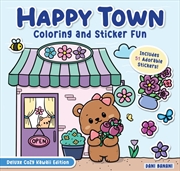 Buy Happy Town Coloring and Sticker Fun