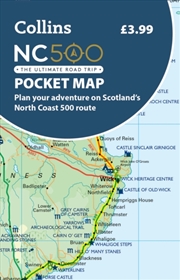 Buy NC500 Pocket Map : Plan Your Adventure on Scotland’s North Coast 500 Route Official Map