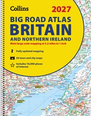 Buy 2027 Collins Big Road Atlas Britain and Northern Ireland : A3 Spiral