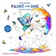Buy Pop Manga Paint and Ink Coloring Book