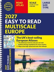 Buy Philip's Easy To Read Multiscale Road Atlas Of Europe