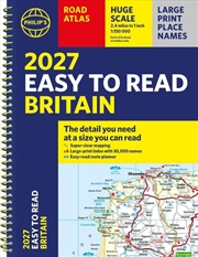 Buy Philip's Easy To Read Road Atlas Of Britain
