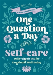 Buy One Question a Day for Self-Care (Floral)